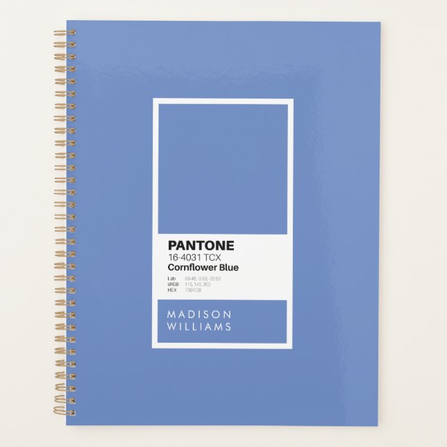 Custom Blue Notebook | Personalisiertes Journal Planer (Vorderseite)