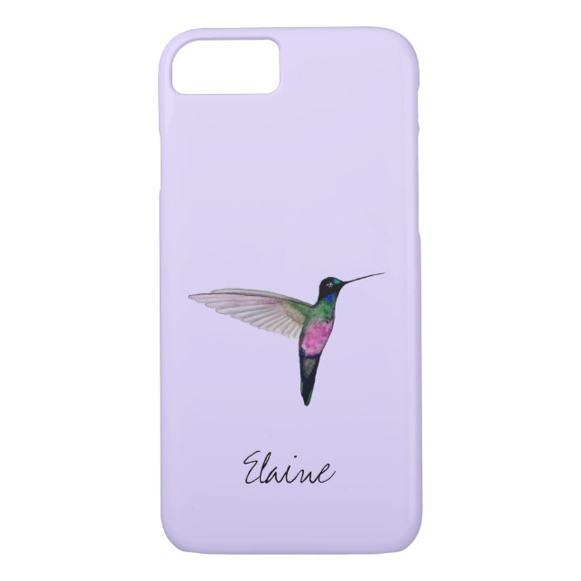 Custom Blue-throated Starfrontlet Hummingbird Case-Mate iPhone Hülle (Rückseite)
