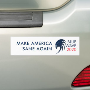 Custom Blue Wave 2020 Demokratische Präsidentscha Autoaufkleber
