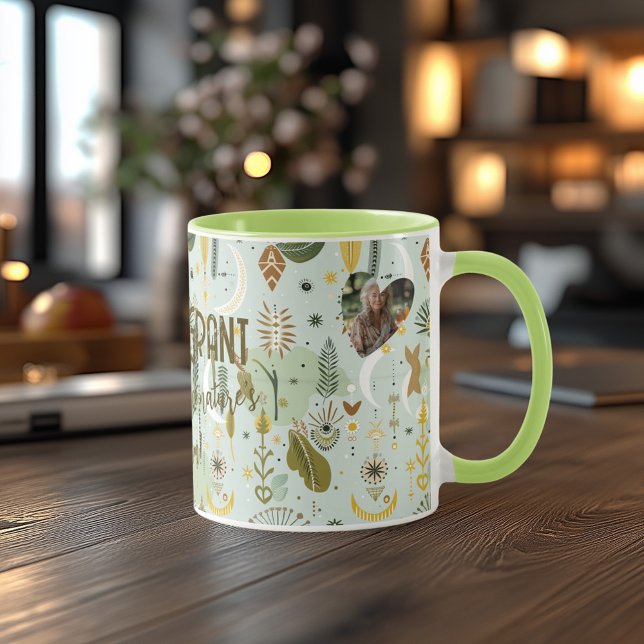Custom Boho Chic Nature Tasse - Personalisierter N (Von Creator hochgeladen)