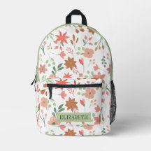 Custom Boho Florals Blume zurück zur Schule