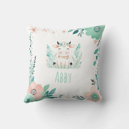 Custom Boho Niedlich Calf Kissen Pastell Green