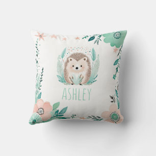 Custom Boho Niedlich Igel Kissen Pastell Green