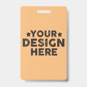 Custom Bold sagt ihr Namensdesign für Männer Ausweis