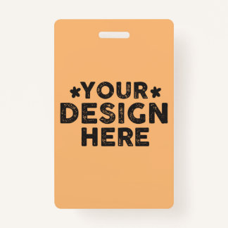 Custom Bold sagt ihr Namensdesign für Männer Ausweis