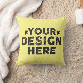 Custom Bold sagt ihr Namensdesign für Männer Kissen