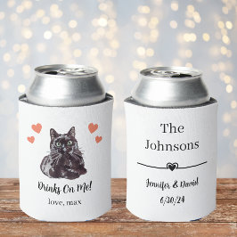Custom Bombay Cat Pet Wedding Can Cooler Dosenkühler