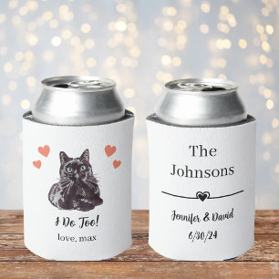 Custom Bombay Cat Pet Wedding Can Cooler Dosenkühler