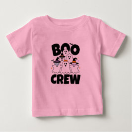 Custom Boo Crew Halloween Family Matching Baby T-shirt