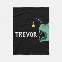 Custom Boys Bedroom Fish Theme Anglerfish Fleecedecke