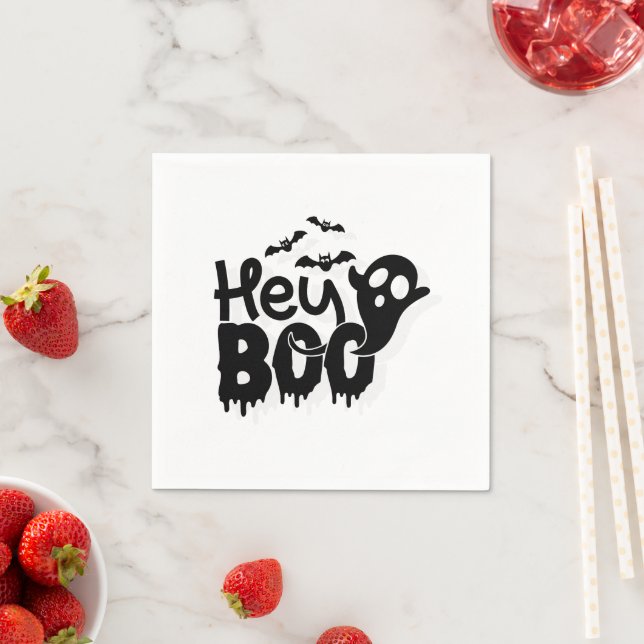 Custom Brand Simple Halloween Napkins Serviette (Beispiel)