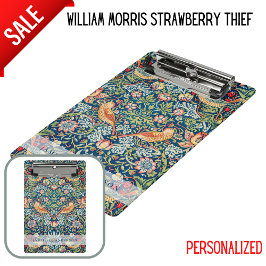 Custom Brand William Morris Birds Pattern Mini Klemmbrett