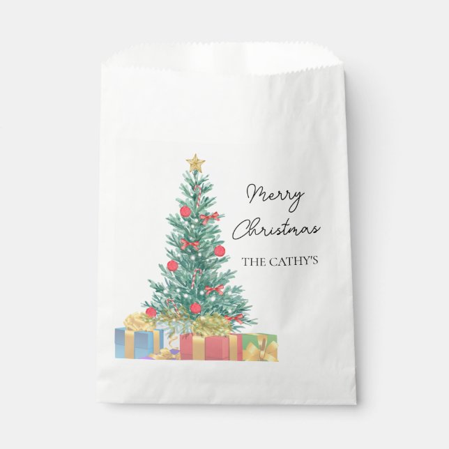 Custom Branded Elegant Mercury Party Paper Geschenktütchen (Vorderseite)