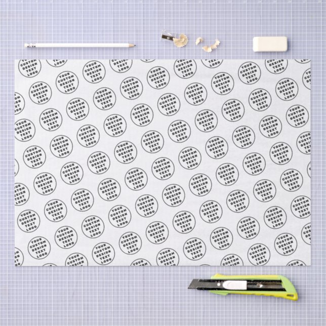 Custom Branded Logo Business Company Packaging  Seidenpapier (Handwerk)
