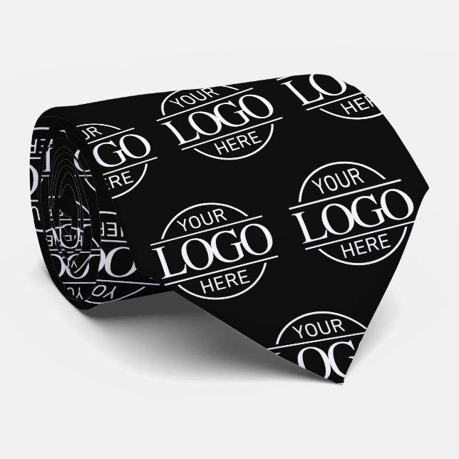 Custom Branding Business Logo Pattern Promotional Krawatte (Gerollt)