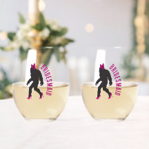 Custom Brautparty Fevor Chic Sassy Sasquatch