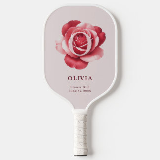 Custom Bridal Party Gift Pickleball Name Date Schläger