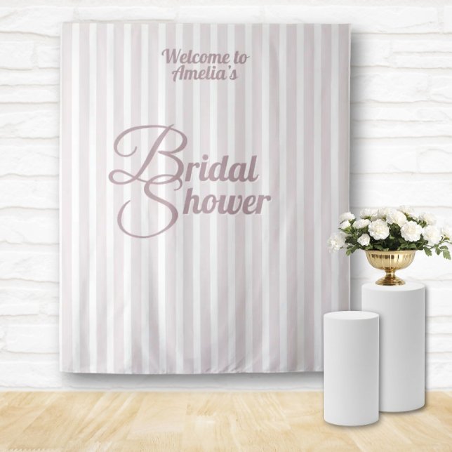 Custom Bridal Shower Banner - Elegant Decoration Wandteppich (Bridal Shower Party Banner Custom Welcome Signs)