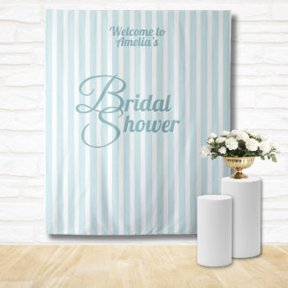 Custom Bridal Shower Banner - Elegant Decoration Wandteppich