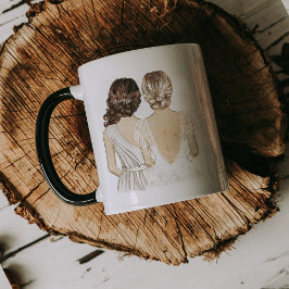 Custom Bridal Wedding Mug | Custom Template Mugs Tasse