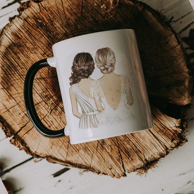 Custom Bridal Wedding Mug | Custom Template Mugs Tasse (Von Creator hochgeladen)