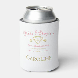 Custom Bride Boujee Diamond Junggeselinnen-Abschie Dosenkühler