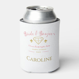 Custom Bride Boujee Diamond Junggeselinnen-Abschie Dosenkühler