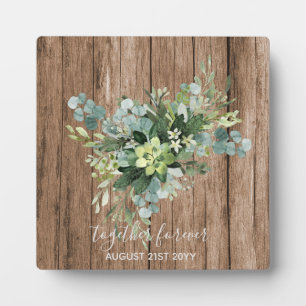 Custom Bridesmaid Brautparty gibt Grünflächen Fotoplatte