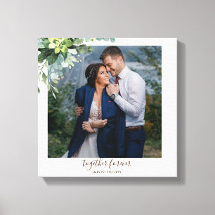 Custom Bridesmaid Brautparty gibt Grünflächen Leinwanddruck