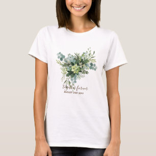 Custom Bridesmaid Brautparty gibt Grünflächen T-Shirt