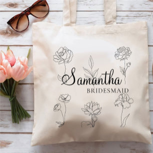 Custom Bridge, Bridesmaid, Trauzeugin Tragetasche