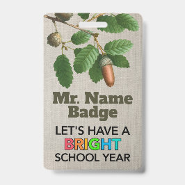 Custom Bright School Abzeichen Ausweis