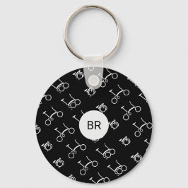 Custom Brompton Bicycle Premium Round Schlüsselanh Schlüsselanhänger