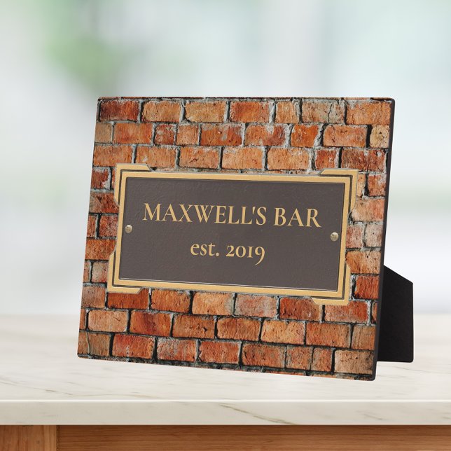 Custom Bronze on Brick Memorial Plaque Fotoplatte (Von Creator hochgeladen)