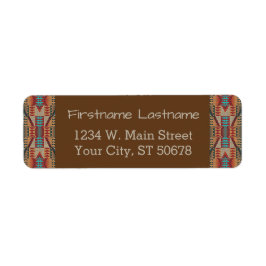 Custom Brown Red Terracotta Türkis Blue Mosaik