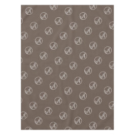 Custom Brown Restaurant Trade Show Logo Business Tischdecke
