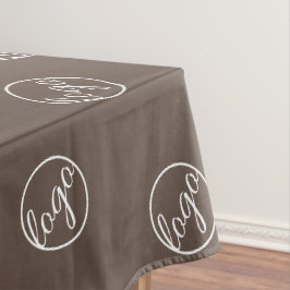 Custom Brown Restaurant Trade Show Logo Business Tischdecke
