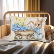 Custom Bunny mit Blue Blumen