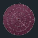 Custom Burgundy Dartboard Dartscheibe<br><div class="desc">Erhöhen Sie Ihr Dartspiel mit diesem Custom Burgundy Dartboard. Dieses Design wurde für Stil und Präzision konzipiert und bietet einen reichhaltigen bordeauxfarbenen Hintergrund, der jedem Spielzimmer oder Büro Eleganz verleiht. Die hochwertigen Materialien garantieren Langlebigkeit und konsistente Leistung und sind somit perfekt für lässige Spiele oder Wettkämpfe geeignet. Eine einzigartige und...</div>