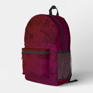 Custom Burgundy Speckled Backpack - Bulk Orders Bedruckter Rucksack