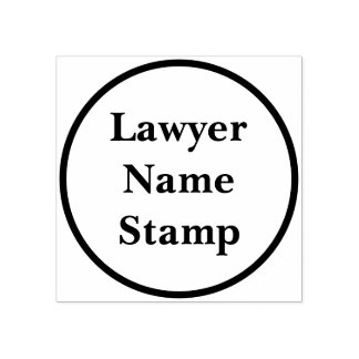 Custom Business Address Stamp  Minimal Round Style Gummistempel