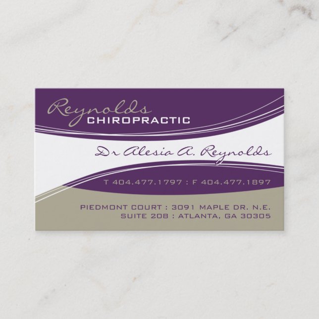 CUSTOM BUSINESS CARD :: Conempo - Alesia V2 Visitenkarte (Vorderseite)