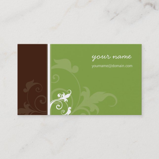 CUSTOM BUSINESS CARD :: verle :: Angel Visitenkarte (Vorderseite)