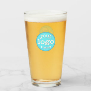 Custom Business Club Bar Café Logo Markenbeere Glas