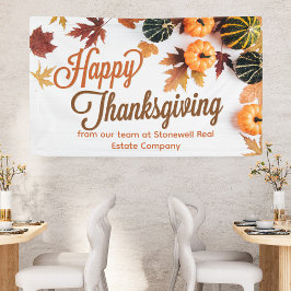 Custom Business Erntedank Beautiful Pumpkin Banner