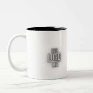 Custom Business Logo Branded Coffee Mug Zweifarbige Tasse
