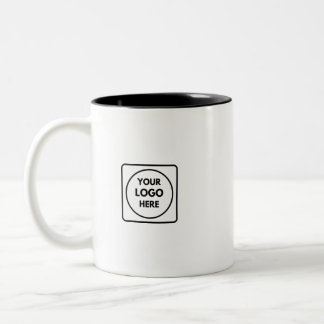 Custom Business Logo Branded Two Tone Mug