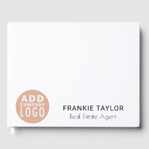 Custom Business Logo Company Gästebuch