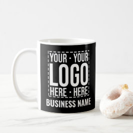 Custom Business Logo Company Personalized Modern Kaffeetasse