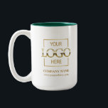 Custom Business Logo Corporate Branding Gift Zweifarbige Tasse<br><div class="desc">A modern, custom business mug featuring your company logo, name, and text – perfect for corporate branding, promotional giveaways, and professional gifts. This personalized coffee cup is ideal for small business owners, entrepreneurs, and corporate teams who want to promote their brand in a practical and stylish way. Whether you’re hosting...</div>